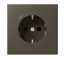 Розетка 2K+З USB Typ C Jung LC1520-18C241