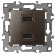 Розетка USB Эра 12-4110-13 Б0027498