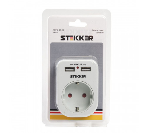 Переходник сетевой Stekker ADP16-24-20 39626 Переходник сетевой Stekker ADP16-24-20 39626