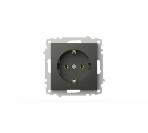 Розетка с заземлением ELBI Zena Vega 609-011100-217 Розетка с заземлением ELBI Zena Vega 609-011100-217