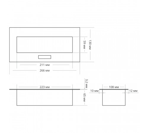 Блок розеток MX-226 Mebax 00-00001187 Блок розеток MX-226 Mebax 00-00001187
