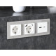 Комплект механизма розетки 2USB A+A 18W (быстрая зарядка) с/з Ambrella Volt Alfa MA129010