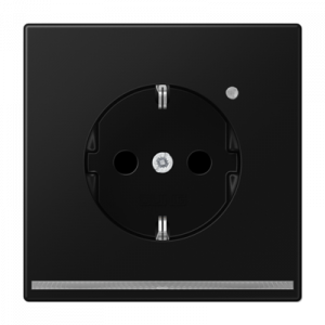 Розетка Schuko с LED подсветкой Jung LS1520-OSWMLNW