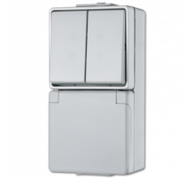 Розетка штепсельная Schuko Jung 675W