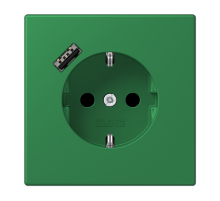Розетка 2K+З USB Typ A Jung LC1520-18A219
