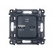 Механизм розетки 2USB A+C 20W (быстрая зарядка) Ambrella Volt Quant VM177