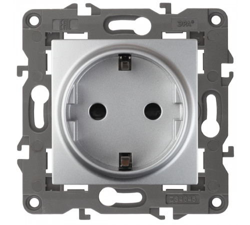Розетка 2P+E Schuko со шторками Эра 14-2102-03 Б0034274 Розетка 2P+E Schuko со шторками Эра 14-2102-03 Б0034274