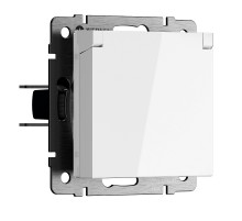 Розетка влагозащищенная с заземлением, с защитной крышкой и шторками Werkel белый W1171201 4690389213144 a069588