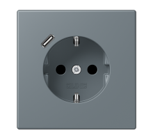 Розетка 2K+З USB Typ C Jung LC1520-18C251