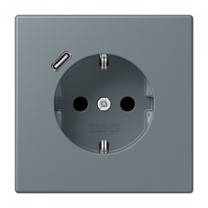 Розетка 2K+З USB Typ C Jung LC1520-18C251