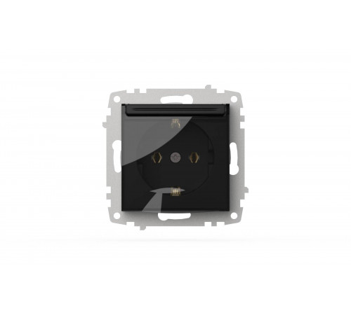 Розетка с крышкой и заземлением ELBI Zena Vega 609-014800-218 Розетка с крышкой и заземлением ELBI Zena Vega 609-014800-218