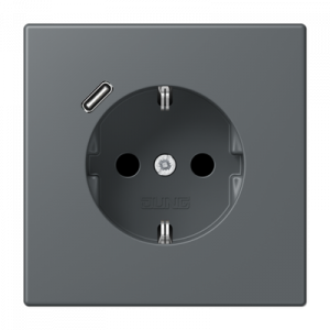 Розетка 2K+З USB Typ C Jung LC1520-18C202
