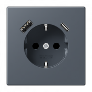 Розетка 2K+З USB Typ AC Jung LC1520-15CA262