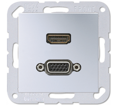 Розетка HDMI/VGA Jung MAA1173AL Розетка HDMI/VGA Jung MAA1173AL