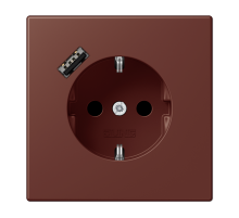 Розетка 2K+З USB Typ A Jung LC1520-18A235