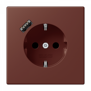 Розетка 2K+З USB Typ A Jung LC1520-18A235