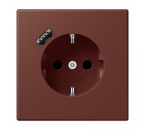 Розетка 2K+З USB Typ A Jung LC1520-18A235 Розетка 2K+З USB Typ A Jung LC1520-18A235