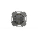 Розетка с крышкой и заземлением ELBI Zena Vega 609-010200-218