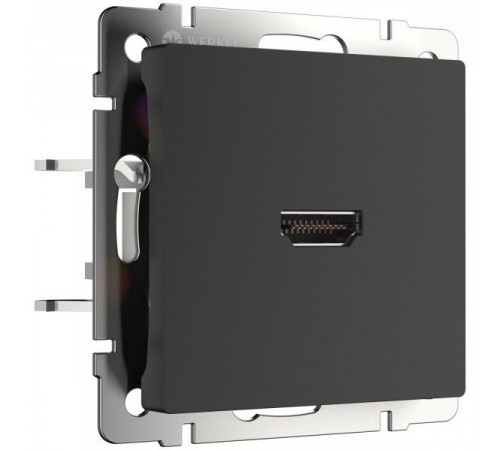 Розетка HDMI Werkel черный матовый 4690389157066 W1186008 a051601 Розетка HDMI Werkel черный матовый 4690389157066 W1186008 a051601