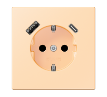 Розетка 2K+З USB Typ AC Jung LC1520-15CA223