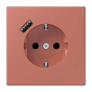 Розетка 2K+З USB Typ A Jung LC1520-18A236