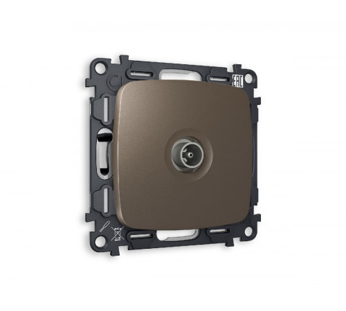 Комплект механизма TV розетки оконечной 50-870 MHz 1dB Ambrella Volt Omega MO643010 Комплект механизма TV розетки оконечной 50-870 MHz 1dB Ambrella Volt Omega MO643010