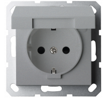 Двойная розетка SHUKO Jasmart с крышкой с защитными шторками (2P+T) 16A 250V G5505S