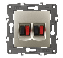 Розетка аудио двойная Эра 14-3112-04 Б0034329