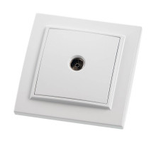 Розетка телевизионная Feron Stekker Эрна белый PST00900801 39048