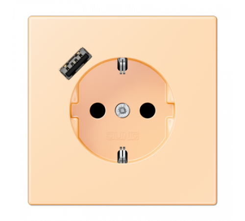 Розетка 2K+З USB Typ A Jung LC1520-18A223 Розетка 2K+З USB Typ A Jung LC1520-18A223