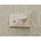 Комплект механизма компьютерной розетки RJ-45(8P8C) CAT6 со шторкой Ambrella Volt Alfa MA332010