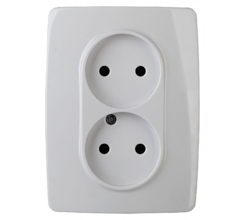 Розетка 2x2P Эра 12-2107-01 Б0031238