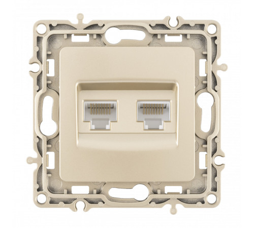 Розетка RJ45 Arte Milano 217.45-2.shampan Розетка RJ45 Arte Milano 217.45-2.shampan