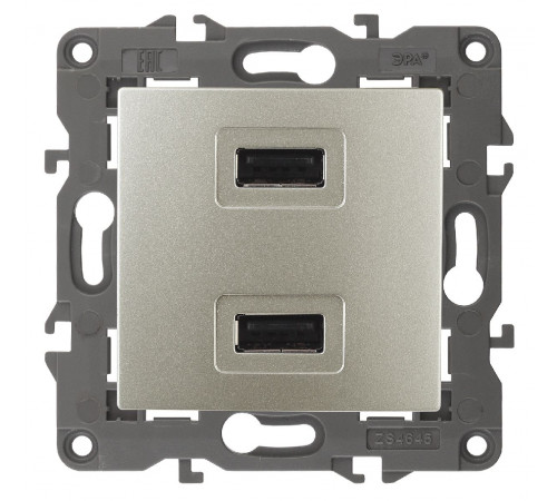 Розетка USB Эра 14-4110-04 Б0034371 Розетка USB Эра 14-4110-04 Б0034371