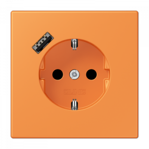 Розетка 2K+З USB Typ A Jung LC1520-18A225