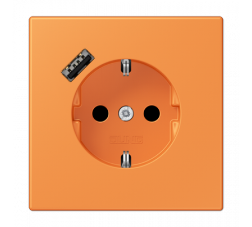 Розетка 2K+З USB Typ A Jung LC1520-18A225 Розетка 2K+З USB Typ A Jung LC1520-18A225