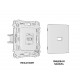 Комплект механизма розетки HDMI 2.0 40V/500mA 2.0GHz 5-18Gbit/s Ambrella Volt Alfa MA914010