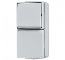 Розетка штепсельная Schuko Jung 676W