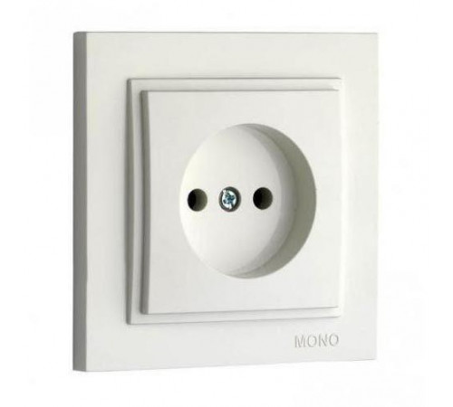 Розетка без земли Mono Electric Despina 16А 250В жемчуг 102-252522-116 Розетка без земли Mono Electric Despina 16А 250В жемчуг 102-252522-116