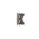 Розетка двухместная без заземления ELBI Zena Vega 609-012500-908