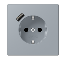 Розетка 2K+З USB Typ A Jung LC1520-18A257
