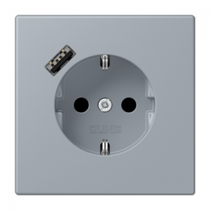 Розетка 2K+З USB Typ A Jung LC1520-18A257