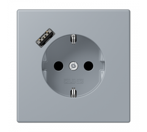 Розетка 2K+З USB Typ A Jung LC1520-18A257 Розетка 2K+З USB Typ A Jung LC1520-18A257