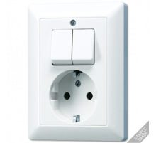 Розетка штепсельная Schuko Jung AS5575EU