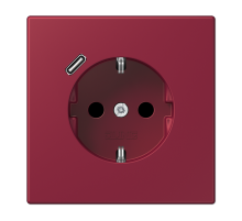 Розетка 2K+З USB Typ C Jung LC1520-18C255