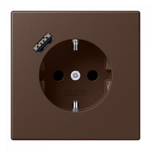 Розетка 2K+З USB Typ A Jung LC1520-18A239