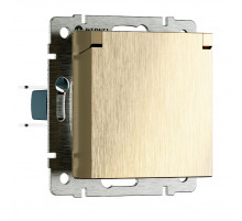 Розетка с защитной крышкой и шторками Werkel W1171210 4690389213137 a069604