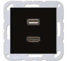 Розетка HDMI/USB Jung MAA1163SW