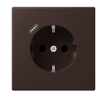 Розетка 2K+З USB Typ C Jung LC1520-18C252