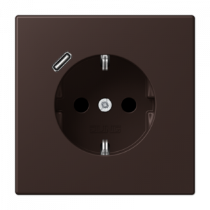 Розетка 2K+З USB Typ C Jung LC1520-18C252